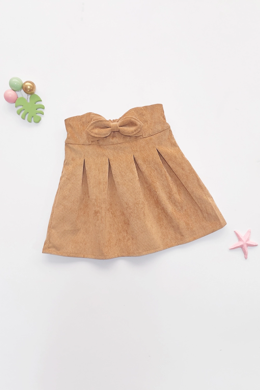 Falda de Corduroy con Lazo para Niña - FLNA0262